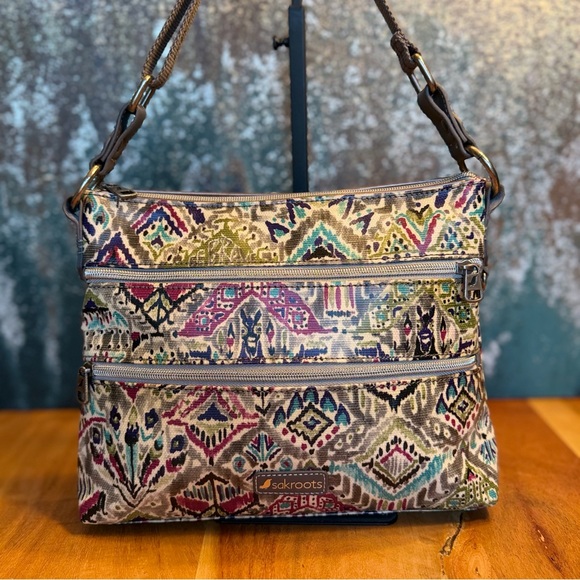 Sakroots Handbags - Sakroots Artist Circle Boho Chic Flat Crossbody: Like New
